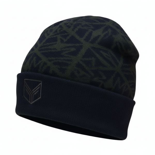 Navy knitted beanie
