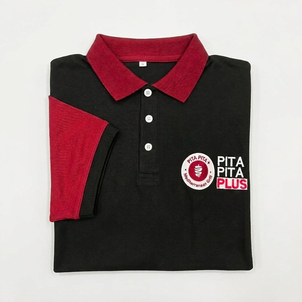 Custom Color-Blocked Corporate Polos | Pita Pita Plus - Image 2